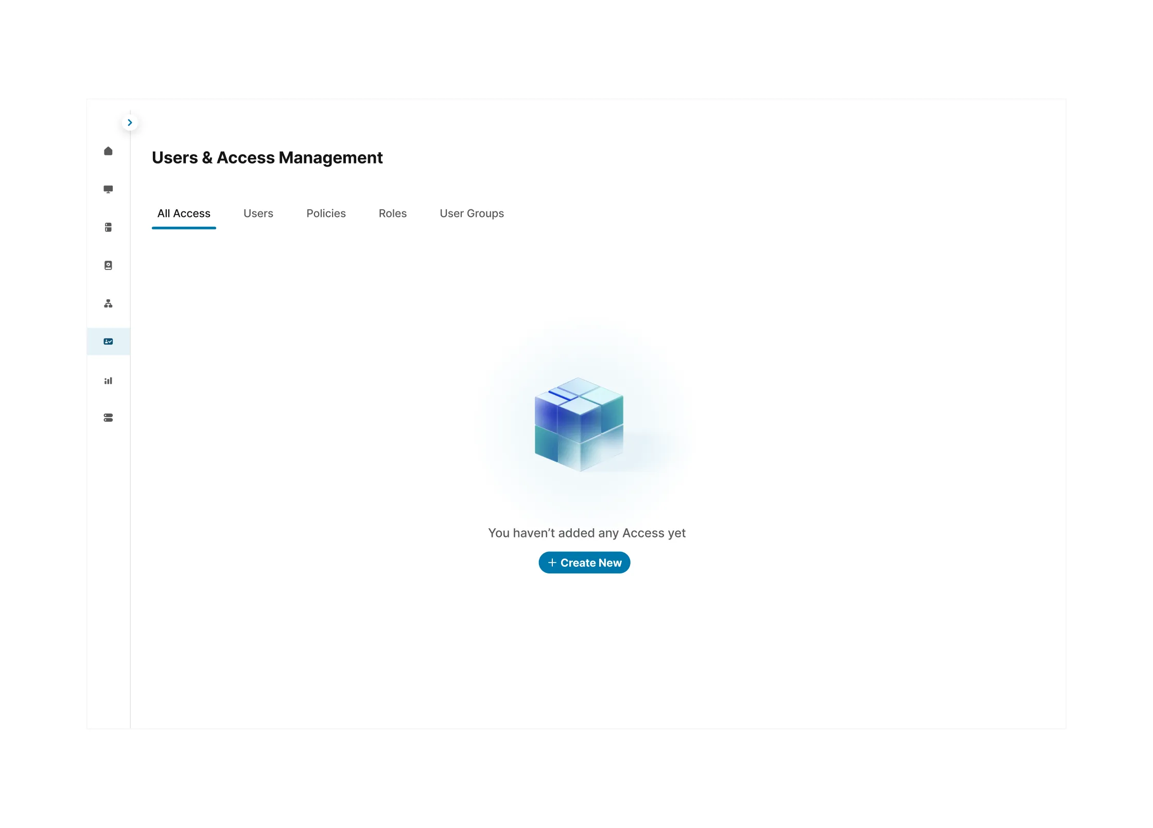 users access empty state 1x