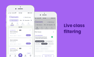 Current booking page design